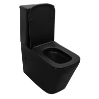 Унитаз-компакт напольный AZARIO Black King AZ-8303D матовый черный Унитаз-компакт напольный AZARIO Black King AZ-8303D матовый черный