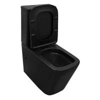 Унитаз-компакт напольный AZARIO Black King AZ-8303D матовый черный Унитаз-компакт напольный AZARIO Black King AZ-8303D матовый черный