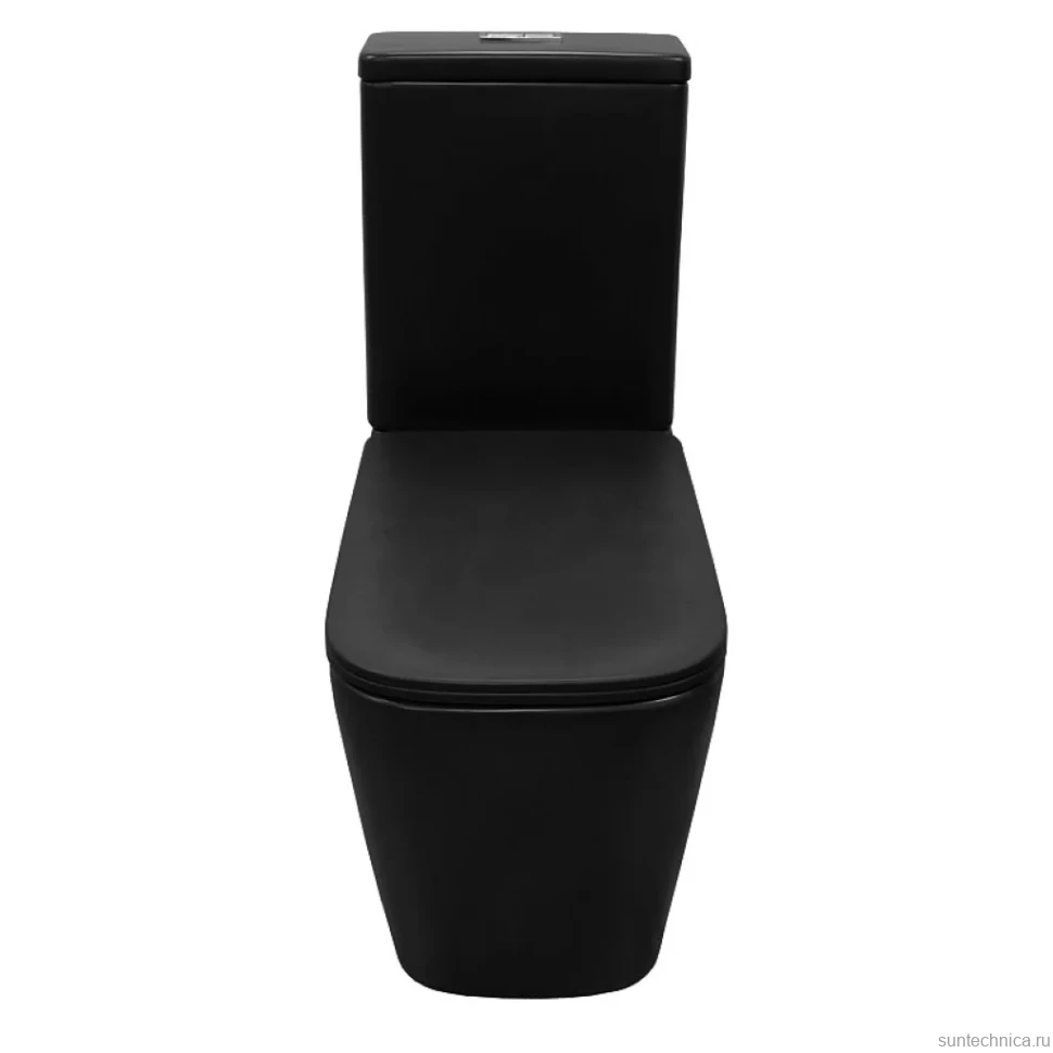 Унитаз-компакт напольный AZARIO Black King AZ-8303D матовый черный