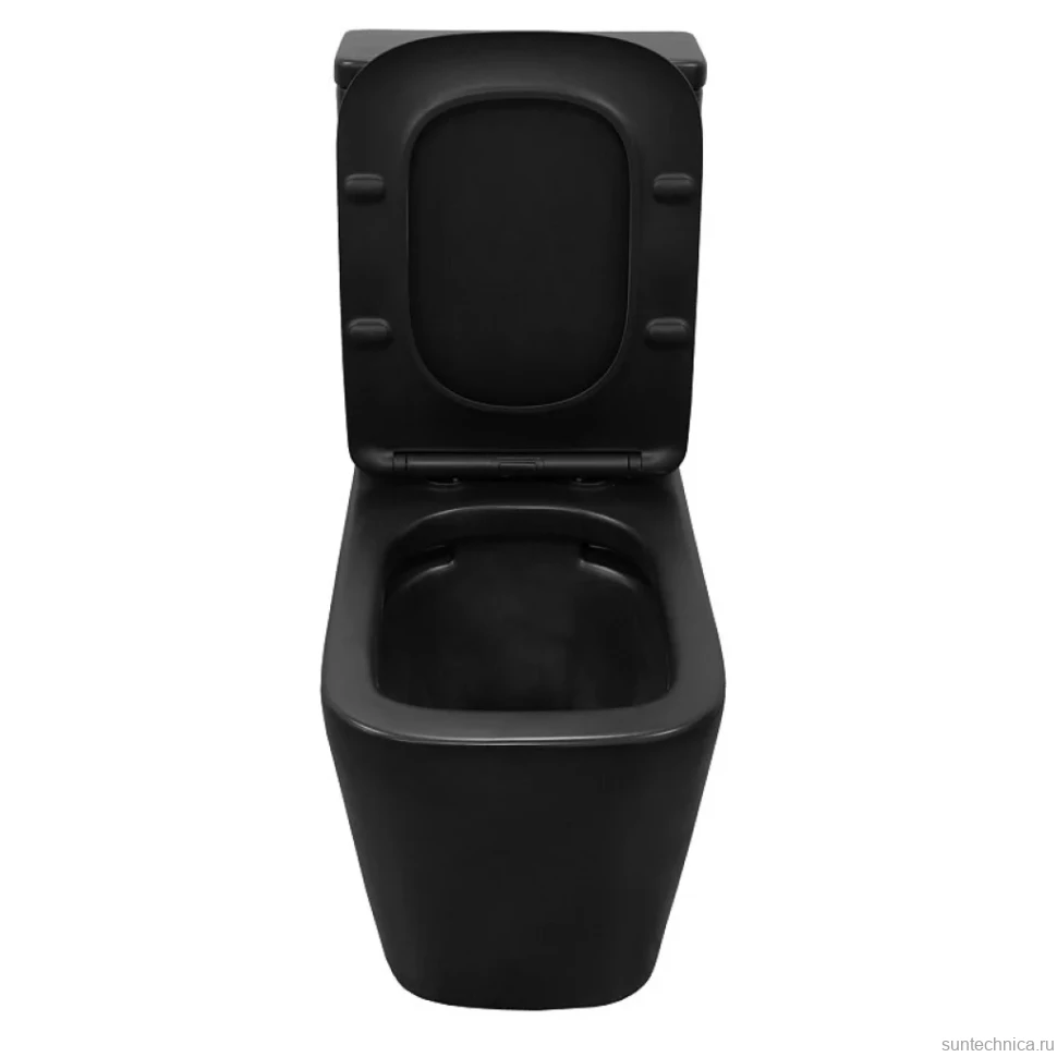Унитаз-компакт напольный AZARIO Black King AZ-8303D матовый черный
