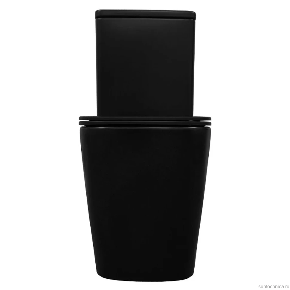 Унитаз-компакт напольный AZARIO Black King AZ-8303D матовый черный