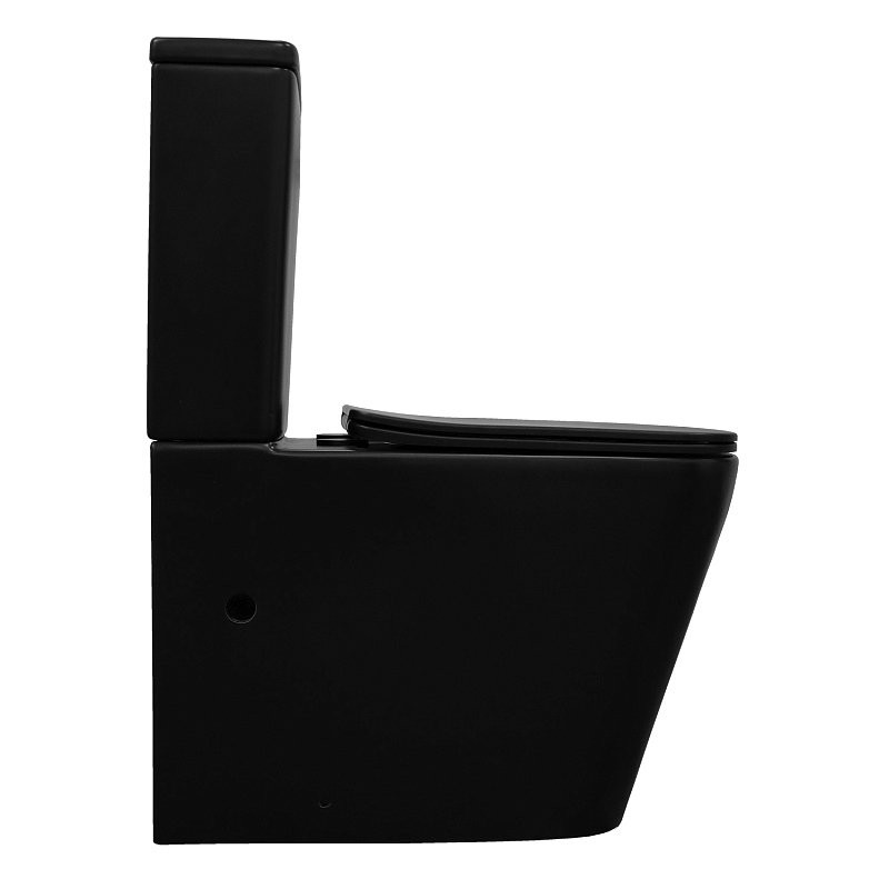 Унитаз-компакт напольный AZARIO Black King AZ-8303D матовый черный