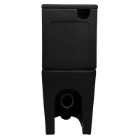 Унитаз-компакт напольный AZARIO Black King AZ-8303D матовый черный Унитаз-компакт напольный AZARIO Black King AZ-8303D матовый черный