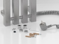 Полотенцесушитель электрический Сунержа Сатерленд 4.0 071-0853-1215 120x20 см, подключение справа, скрытое подключение справа, сатин, I-образный