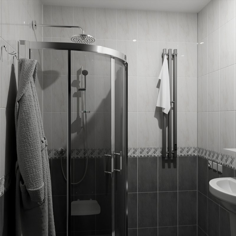 Полотенцесушитель электрический Маргроид Inaro3v профильный 120х12, графитовый серый