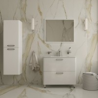 Тумба с раковиной IDDIS Brick 80 напольная