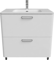 Тумба с раковиной IDDIS Brick 80 напольная