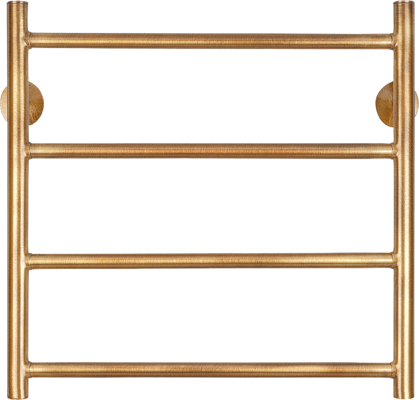 Полотенцесушитель водяной Secado Триада 1 55x55 см, бронза, лесенка, латунь