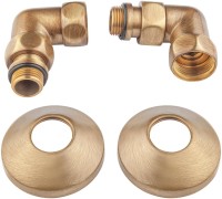 Полотенцесушитель водяной Secado Триада 1 55x55 см, бронза, лесенка, латунь Полотенцесушитель водяной Secado Триада 1 55x55 см, бронза, лесенка, латунь