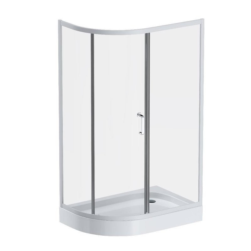 Душевой уголок AM.PM Like W83UG-302U120MT 120x80 профиль матовый хром, стекло прозрачное