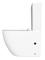 Унитаз-компакт напольный STWORKI Готланд S13400WH с микролифтом, безободковый, белый