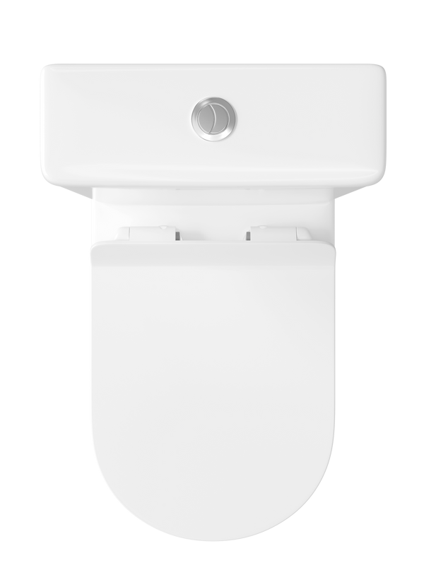 Унитаз-компакт напольный STWORKI Готланд S13400WH с микролифтом, безободковый, белый