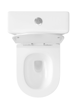 Унитаз-компакт напольный STWORKI Готланд S13400WH с микролифтом, безободковый, белый