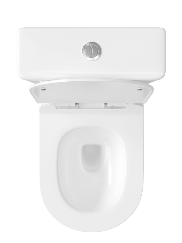 Унитаз-компакт напольный STWORKI Готланд S13400WH с микролифтом, безободковый, белый