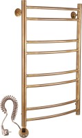 Полотенцесушитель электрический Secado Милан 2 85x55 см, подключение слева, бронза, лесенка, латунь