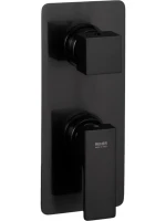 Встраиваемый смеситель для душа и ванны Remer Absolute AU92KBCFP черный хром брашированный Встраиваемый смеситель для душа и ванны Remer Absolute AU92KBCFP черный хром брашированный
