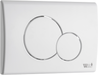 Кнопка смыва Weltwasser WW Marberg 507 RD GL-WT белый глянец