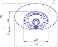 Тумба с раковиной Dreja Luno 80 напольная, со столешницей, белый глянец