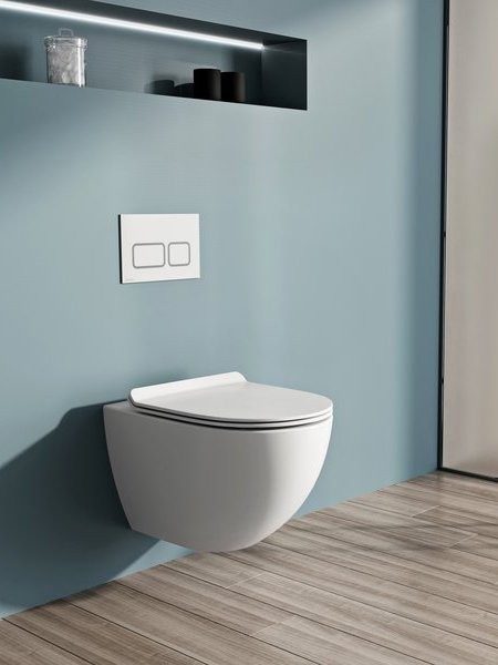 Унитаз подвесной Ravak Vita RimOFF безободковый, белый