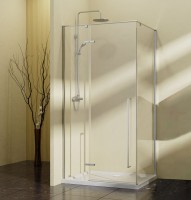 Душевой уголок Vincea Slim-N VSR-5SN9090CL 90х90, профиль хром, стекло прозрачное