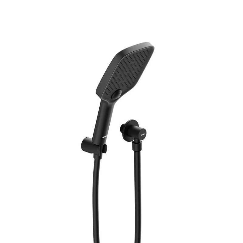 Душевая система с тропическим душем Damixa Gala 953520300 черный, скрытого монтажа, смеситель для 2 потребителей, верхний душ, встраиваемый душевой комплект, гарантия 10 лет, Дания