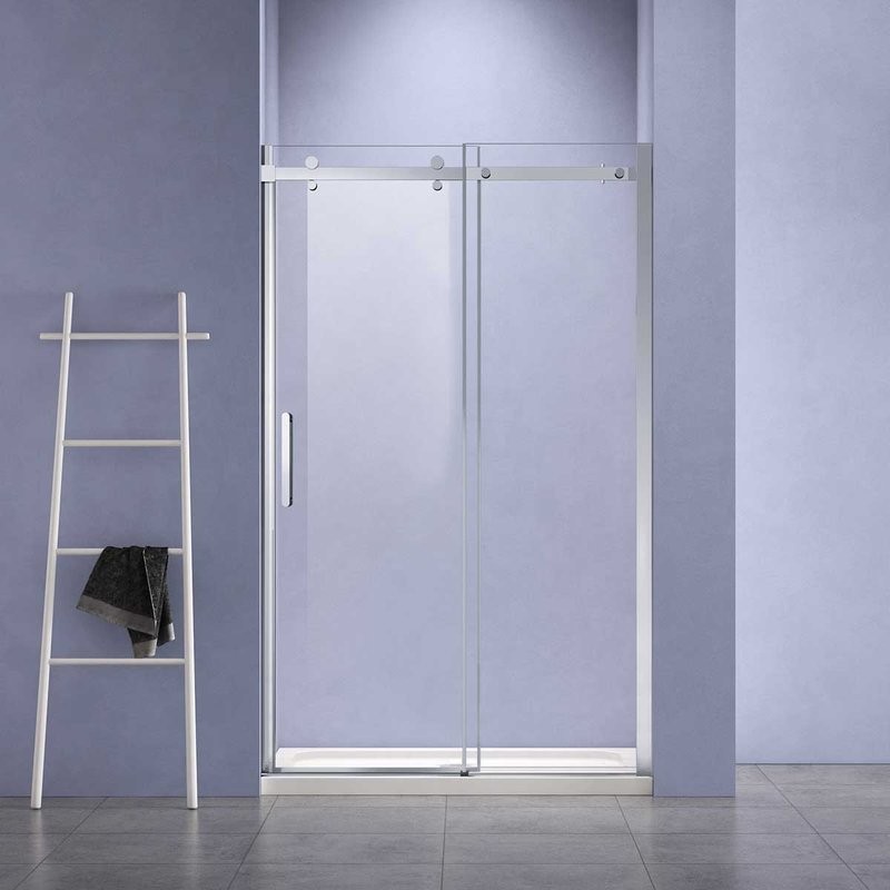 Душевая дверь в нишу Vincea Como-N VDS-4CN160CL 160 см, профиль хром, стекло прозрачное