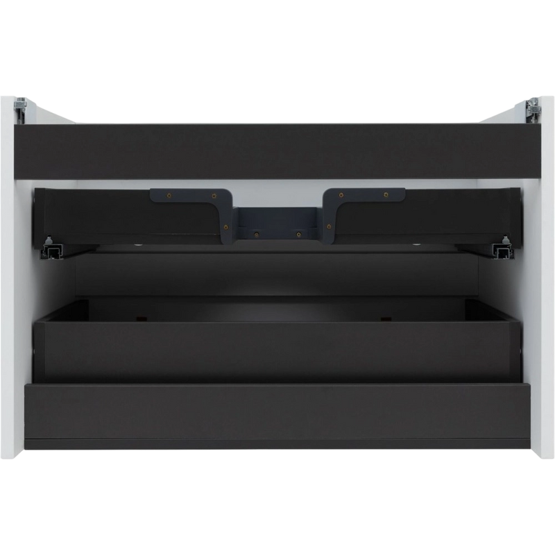 Тумба с раковиной Aquanet Альтера 80 подвесная, белая матовая