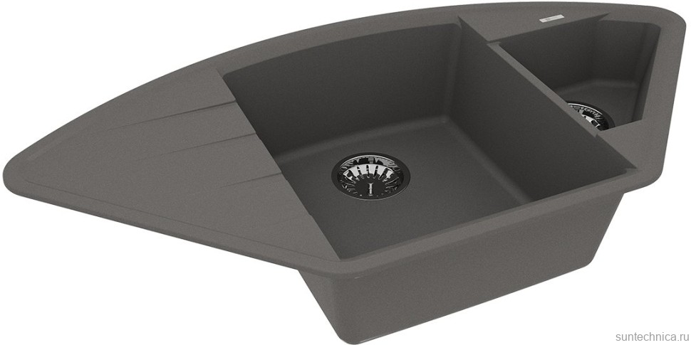 Мойка кухонная Lemark Irkana 980 9910047 серый шелк