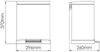 Мусорное ведро Wasserkraft K-622 12 л