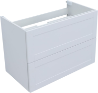 Тумба с раковиной Aquanet Терра 90 подвесная, белая матовая