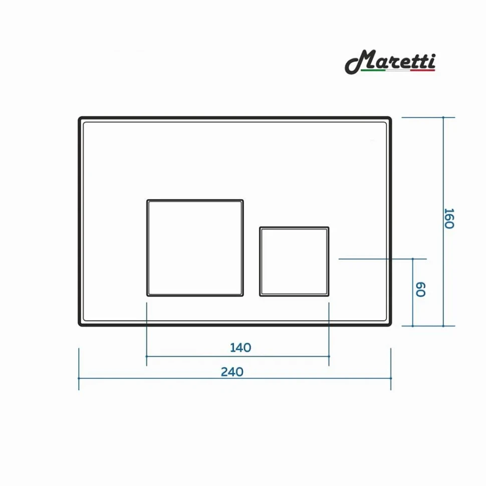 Комплект Maretti 3 в 1: унитаз UM10PBM76-844, инсталляция AC11P5211, кнопка AC12EL-740