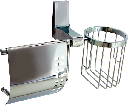 Держатель туалетной бумаги Wasserkraft Lopau K-6059 с держателем освежителя воздуха