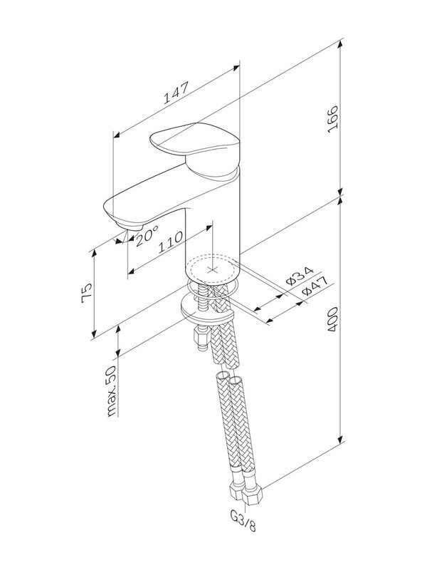 Смеситель для раковины AM.PM Like F8093016
