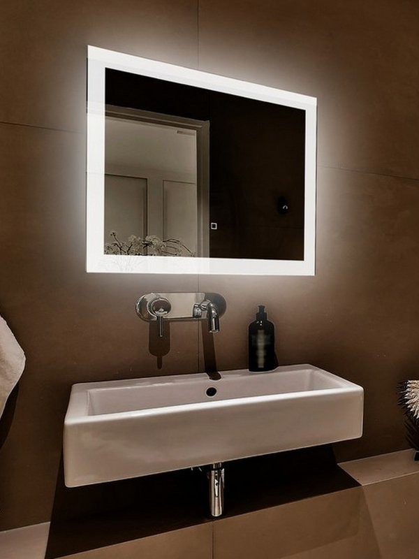 Зеркало Abber See AG6107S-0.8 80х60 см, с подсветкой