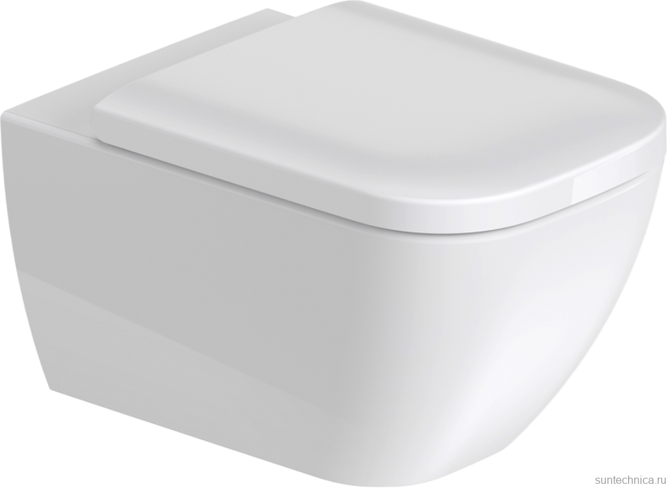 Унитаз подвесной Duravit Happy D.2 белый аlpin
