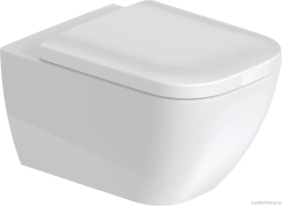Унитаз подвесной Duravit Happy D.2 белый аlpin