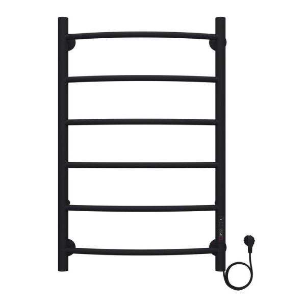 Полотенцесушитель электрический Azario VERONA 500/800 черный (AZ04858B)