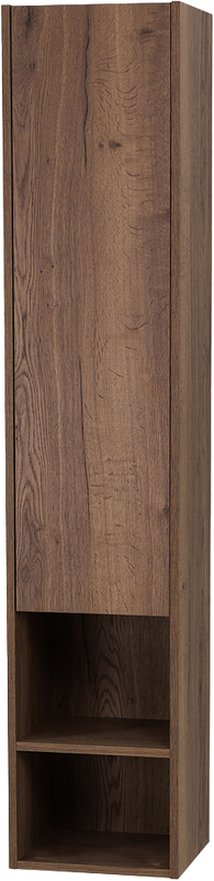 Шкаф пенал для ванной BelBagno Kraft R rovere tabacco, 1 дверь
