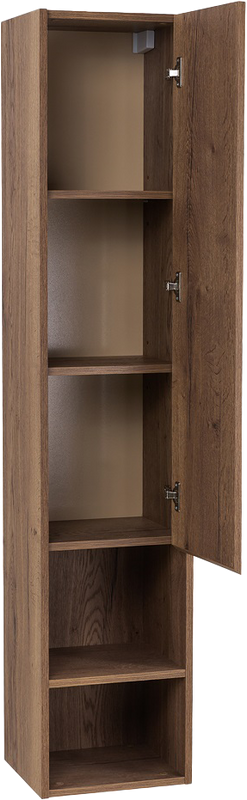 Шкаф пенал для ванной BelBagno Kraft R rovere tabacco, 1 дверь
