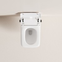 Комплект 2 в 1 Abber Rechteck AC1215S-AC0101P2 Унитаз-биде электронный, подвесной + Монтажная рама