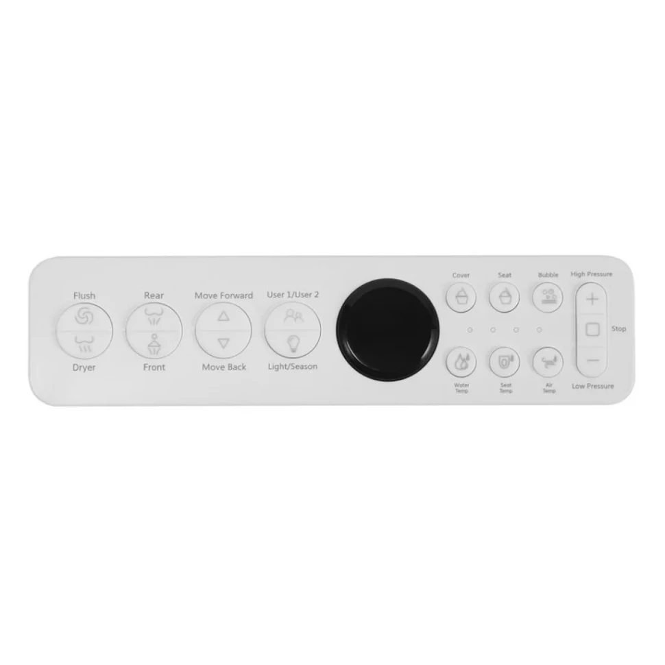 Комплект 2 в 1 Abber Rechteck AC1215S-AC0101P2 Унитаз-биде электронный, подвесной + Монтажная рама