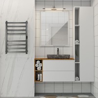 Полотенцесушитель электрический Indigo Oktava Slim 3 LСLOKS3E80-50GFMRt graphite metallic