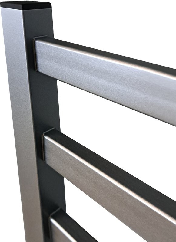 Полотенцесушитель электрический Indigo Oktava Slim 3 LСLOKS3E80-50GFMRt graphite metallic