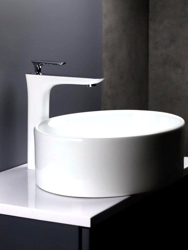 Смеситель для раковины AltroBagno Aperto 010206 BiCr белый, хром