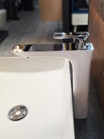 Смеситель для раковины AltroBagno Aperto 010206 BiCr белый, хром