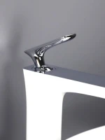 Смеситель для раковины AltroBagno Aperto 010206 BiCr белый, хром