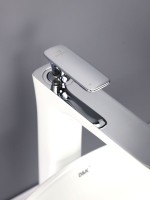 Смеситель для раковины AltroBagno Aperto 010206 BiCr белый, хром