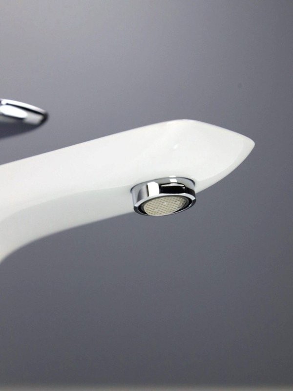 Смеситель для раковины AltroBagno Aperto 010206 BiCr белый, хром