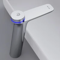 Термостатический смеситель AM.PM Inspire V2.0 F50A93400 TouchReel электронный с донным клапаном Термостатический смеситель AM.PM Inspire V2.0 F50A93400 TouchReel электронный с донным клапаном