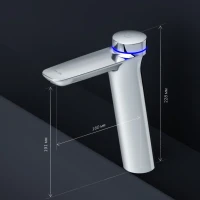 Термостатический смеситель AM.PM Inspire V2.0 F50A93400 TouchReel электронный с донным клапаном Термостатический смеситель AM.PM Inspire V2.0 F50A93400 TouchReel электронный с донным клапаном